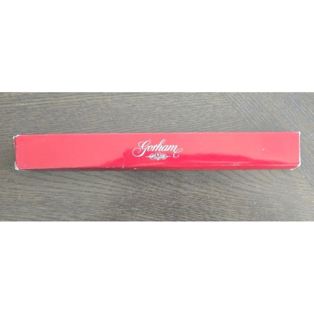 Gorham Heritage Silverplated Cake Knife 12.5 inch Stainless Blade YH506 Italy